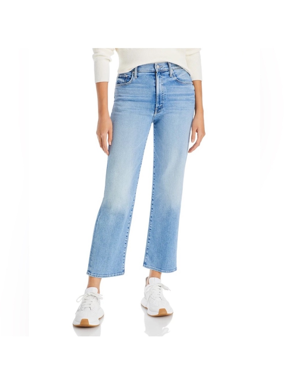 MOTHER Jeans Rambler Zip Ankle County Line Blue Size 25